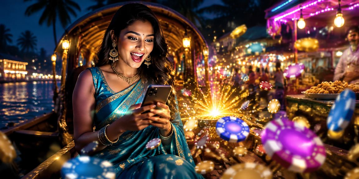 Mobile casino gaming experience by Kerala backwaters